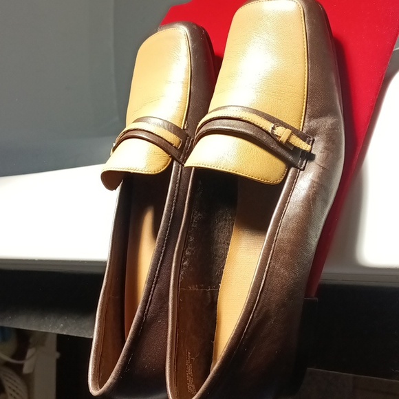 What's What Leather Shoes Vintage Come Back with a bitty buckle - Picture 3 of 12